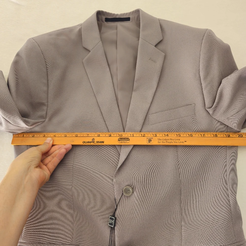 BRAVENAN Classic Light Gray Suit